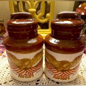 Vintage 1976 'The Spirit of Seventy-Six' Salt and Pepper Shakers Bicentennial